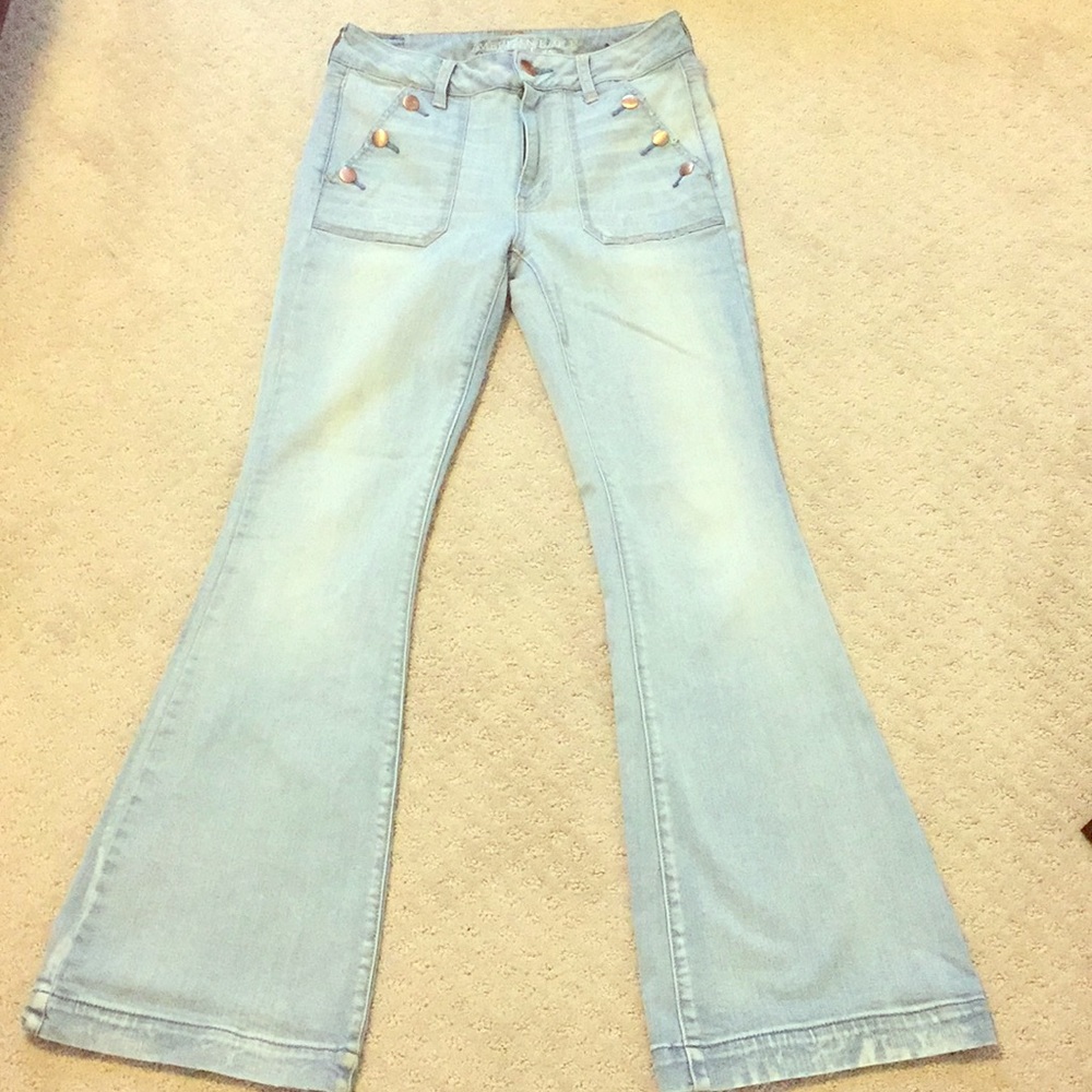 AE hi-rise Boho Artist Jeans
